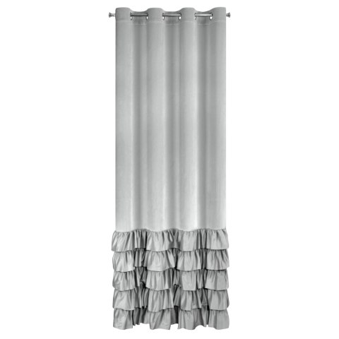 Vorhang DANI silber 140x250 Ösen