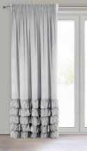 Vorhang DANI silber 140x270 Kräuselband