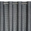 Vorhang DARCY schwarz 140x250 Ösen