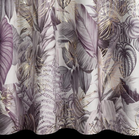 Vorhang DAVOS 2 lila 140X270 Kräuselband Tunnelzug