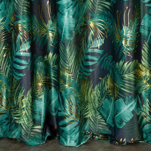 Vorhang DAVOS schwarz ZI 140x250 Ösen