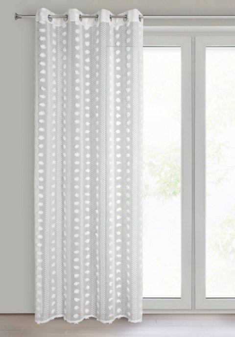 Vorhang ELeinOR weiß 140x250 Ösen