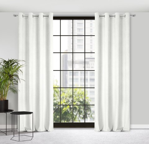 Vorhang ELIZA weiß 140x250 Ösen