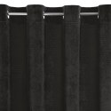 Vorhang ELIZA schwarz 140x250 Ösen