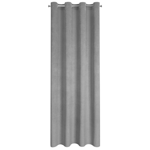 Vorhang ELIZA silber 140x250 Ösen