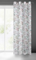 Vorhang EMI weiß rosa 140x250 Ösen