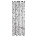 Vorhang EMI weiß rosa 140x250 Ösen
