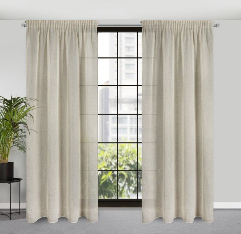 Vorhang EMILIA creme 140x270 Kräuselband