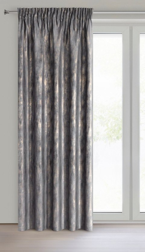 Vorhang ESTEL graphit 140x270 Kräuselband