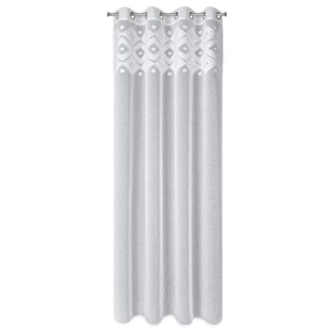 Vorhang ESTERA weiß 140x250 Ösen