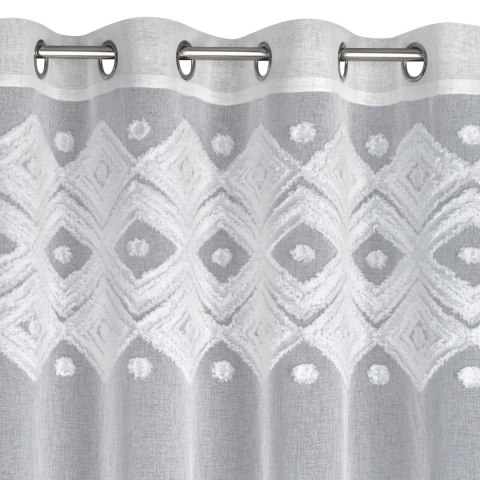 Vorhang ESTERA weiß 140x250 Ösen