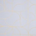 Vorhang EVI weiß gold 140x250 Ösen