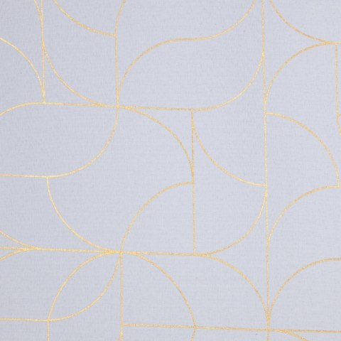 Vorhang EVI weiß gold 140x250 Ösen