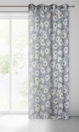 Vorhang FABIA POP weiß 140x250 Ösen