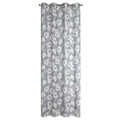 Vorhang FABIA POP weiß 140x250 Ösen