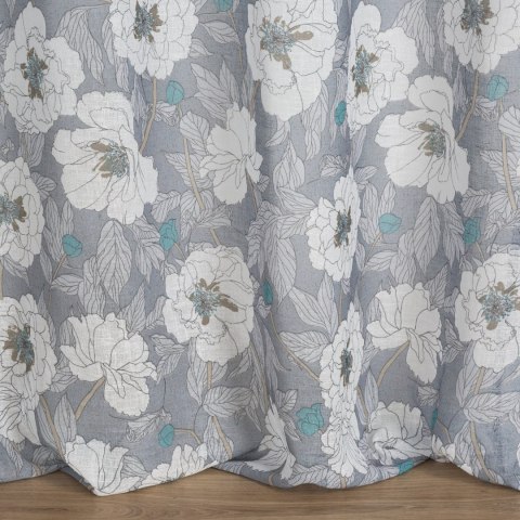 Vorhang FABIA POP weiß 140x250 Ösen