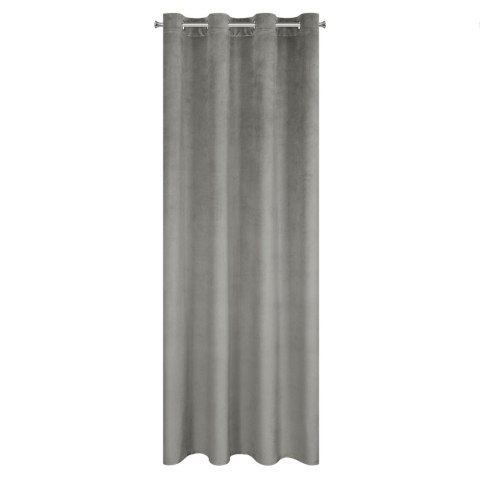 Vorhang FARGO silber 140x250 Ösen