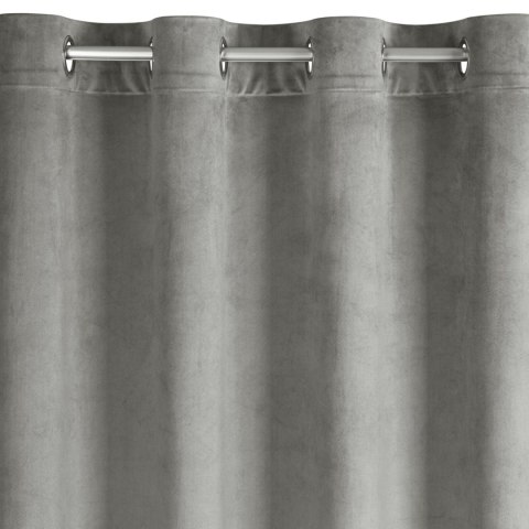Vorhang FARGO silber 140x250 Ösen