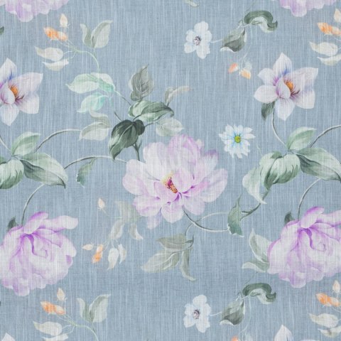 Vorhang FLORA silber FIO 140x250 Ösen