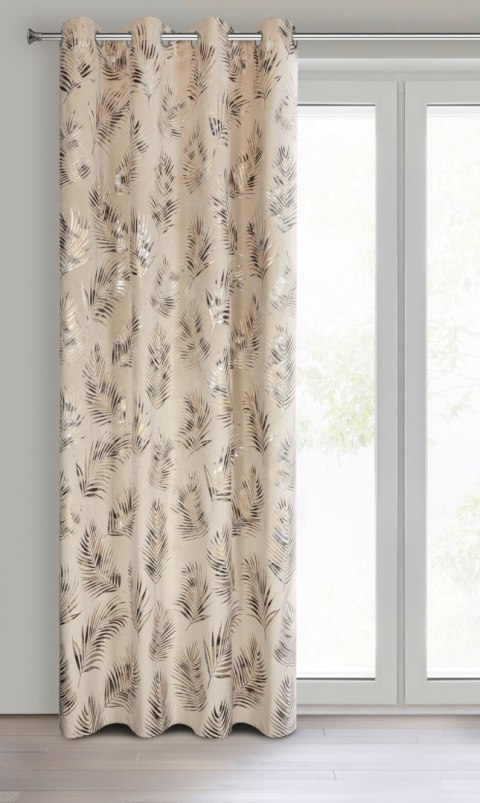 Vorhang GLORIA2 beige 140x250 Ösen