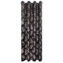 Vorhang GLORIA2 schwarz 140x250 Ösen