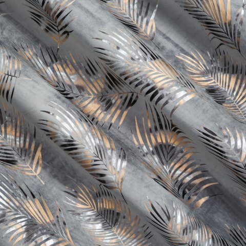 Vorhang GLORIA2 stahl 140x250 Ösen