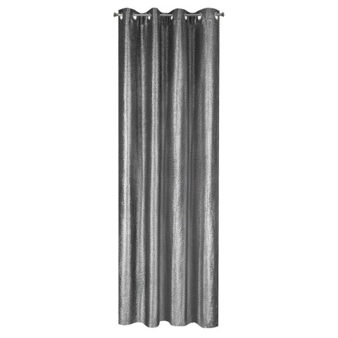 Vorhang GLOSSY CZ silber 140x250 Ösen
