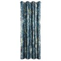 Vorhang GRACE dunkelblau 140x250 Ösen