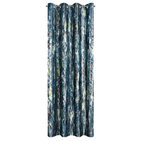 Vorhang GRACE dunkelblau 140x250 Ösen