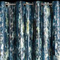 Vorhang GRACE dunkelblau 140x250 Ösen