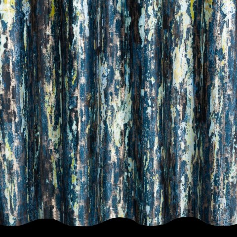 Vorhang GRACE dunkelblau 140x250 Ösen