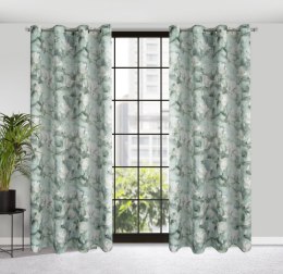 Vorhang GRACJA minze creme 140x250 Ösen