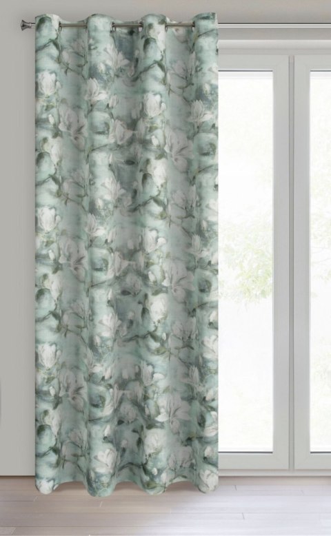 Vorhang GRACJA minze creme 140x250 Ösen