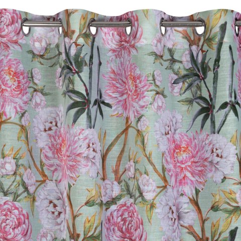 Vorhang DIA minze rosa 140x250 Ösen