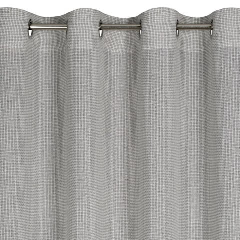 Vorhang CINDY silber 140x250 Ösen