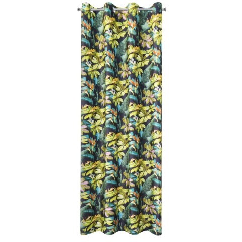 Vorhang LIVY schwarz Z 140x250 Ösen