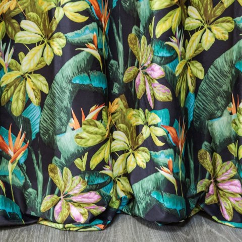 Vorhang LIVY schwarz Z 140x250 Ösen