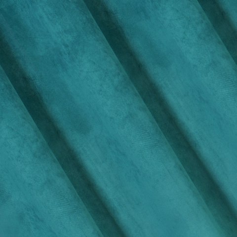 Vorhang HAZEL türkis silber 140x250 Ösen