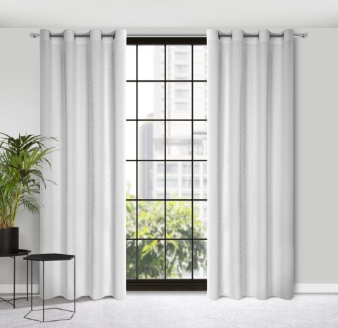 Vorhang ISLA weiß 140x250 Ösen