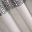 Vorhang JASPER silber silber 140x250 Ösen