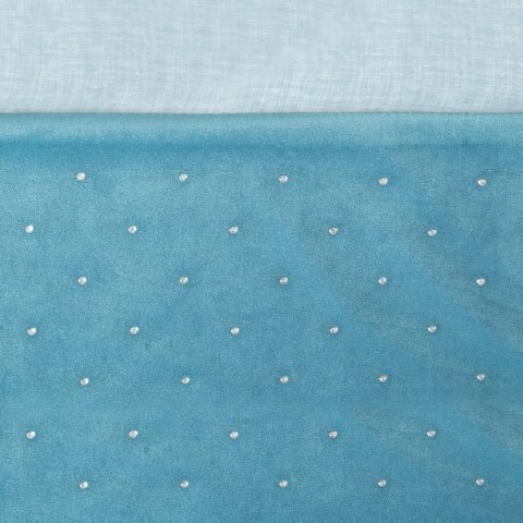 Vorhang JOLIE1 türkis 135x250 Ösen