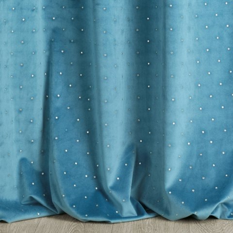 Vorhang JOLIE1 türkis 135x250 Ösen