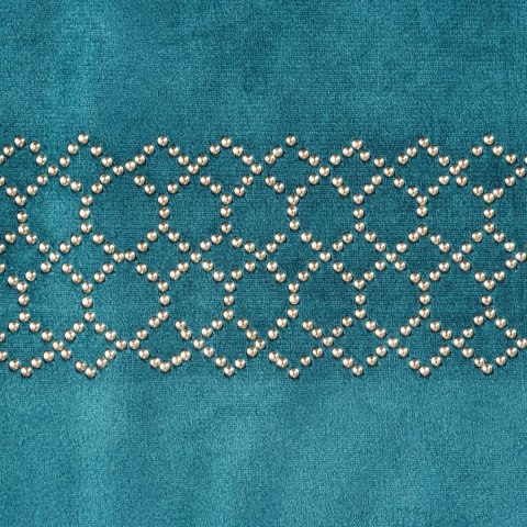 Vorhang JOVITA dunkeltürkis 140x270 Kräuselband