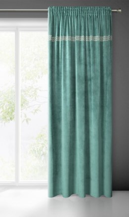 Vorhang JOVITA grün 140x270 Kräuselband