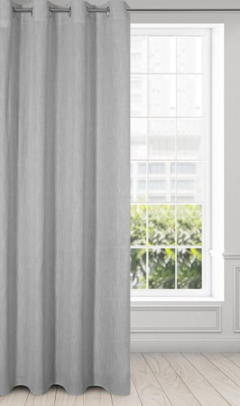 Vorhang JUDYTA silber 140x270 Ösen