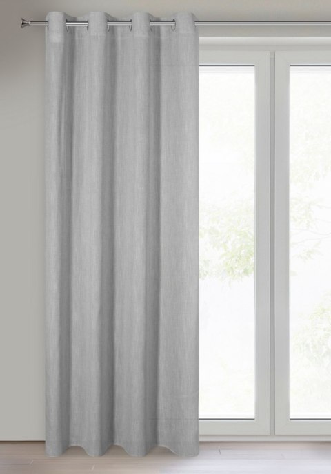 Vorhang JUDYTA silber 140x270 Ösen