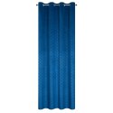Vorhang JULIA dunkelblau 140x250 Ösen