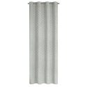Vorhang JULIA silber 140x250 Ösen