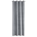 Vorhang JULIA stahl 140x250 Ösen