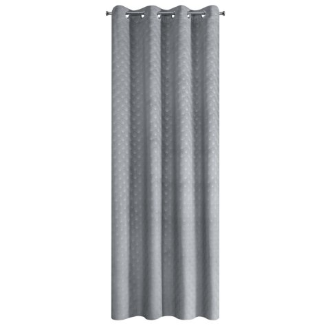 Vorhang JULIA stahl 140x250 Ösen